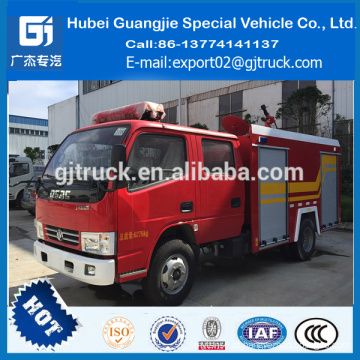 preço barato DongFeng novo caminhão de bombeiros para salerescue cabine dupla 4 * 2 caminhão de combate a incêndio